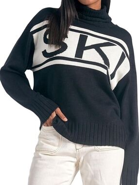 Elan Ski Sweater with Turtleneck Medium
